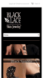 Mobile Screenshot of blacklaceskinjewelry.com